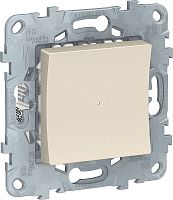 Светорегулятор нажимной без рамки Schneider Electric Unica New 5-200Вт бежевый картинка
